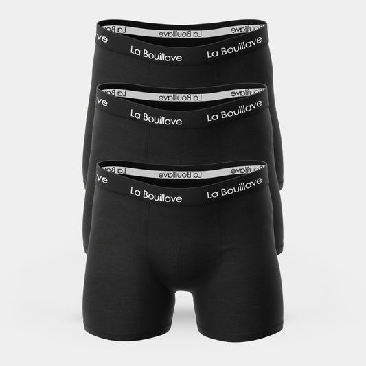 Lot de 3 Boxers Full Noir (oh le mec il est daaark)